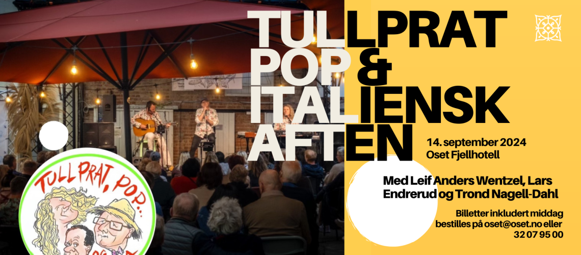 Tullprat, pop og pizza